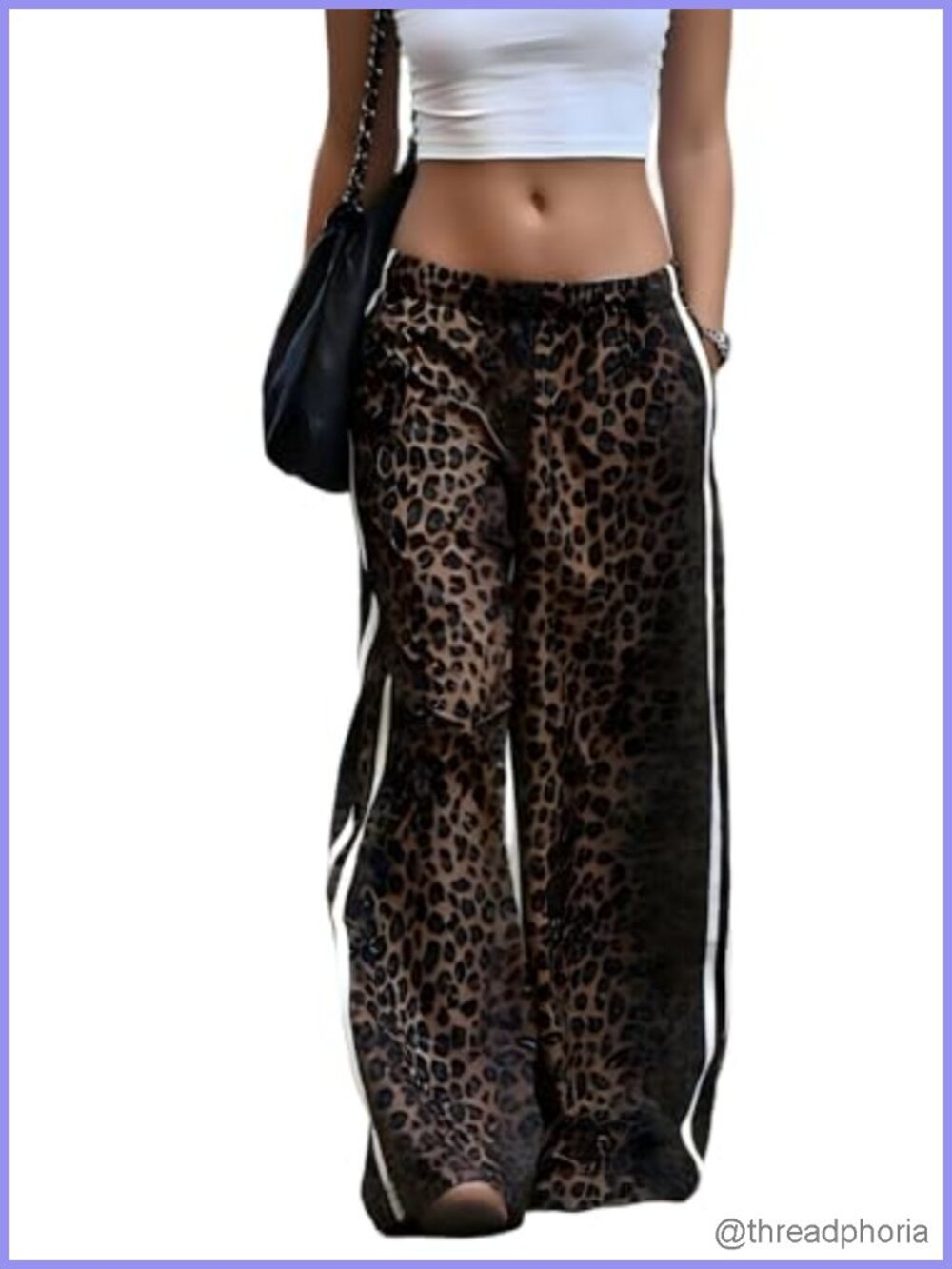 Wide Leg Baggy Sweatpants Y2K Streetwear Elastic Waist Casual Lounge Joggers